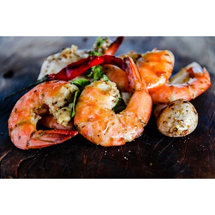 AQUA STAR SHELL/TAIL ON WHITE SHRIMP HEADLESS 16-20