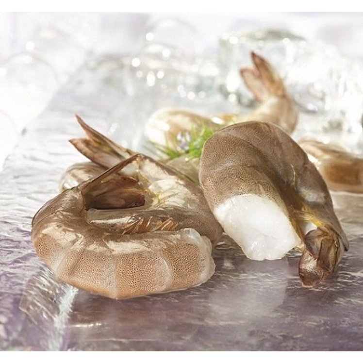 AQUA STAR SHELL/TAIL ON WHITE SHRIMP HEADLESS 16-20