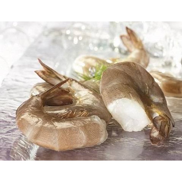 AQUA STAR SHELL/TAIL ON WHITE SHRIMP HEADLESS 21-25