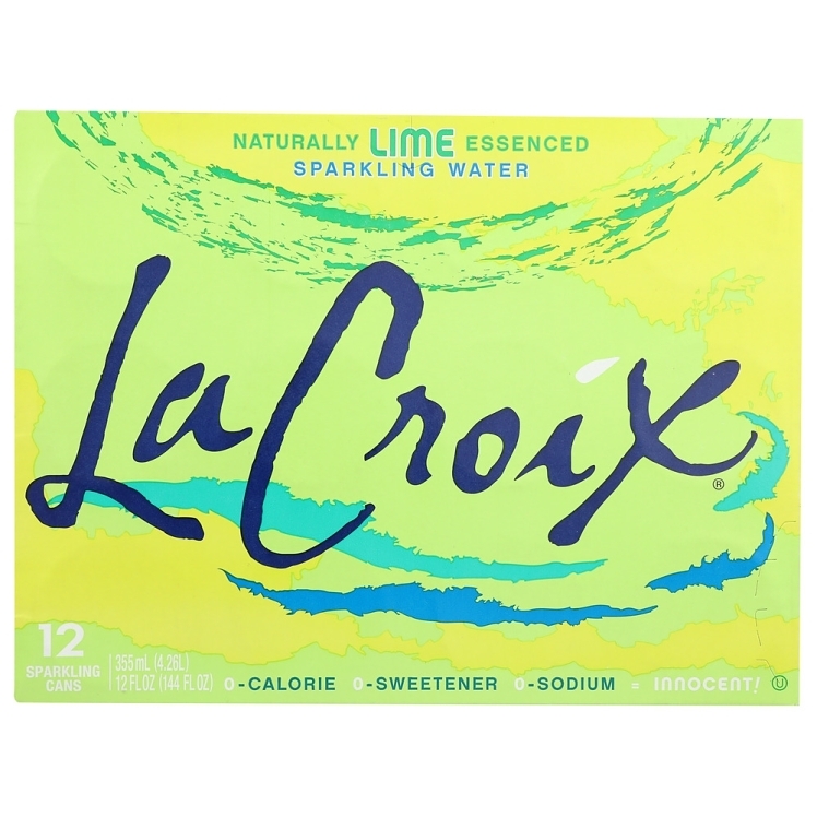 LA CROIX NATURAL SPARKLING WATER LIME FLAVOR