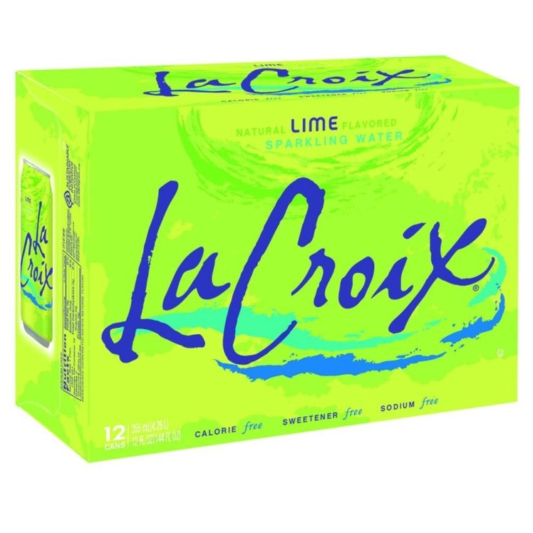 LA CROIX NATURAL SPARKLING WATER LIME FLAVOR