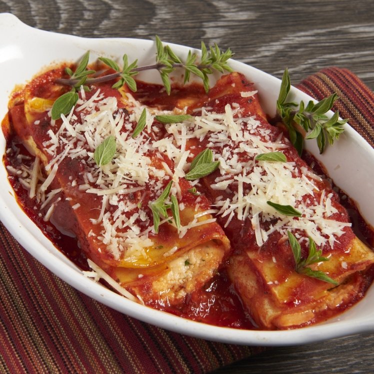 ROSELI MANICOTTI CHEESE PLAIN PASTA COOKED