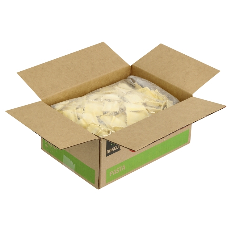 ROSELI RAVIOLI, BEEF MEDIUM SQUARE PLAIN PASTA