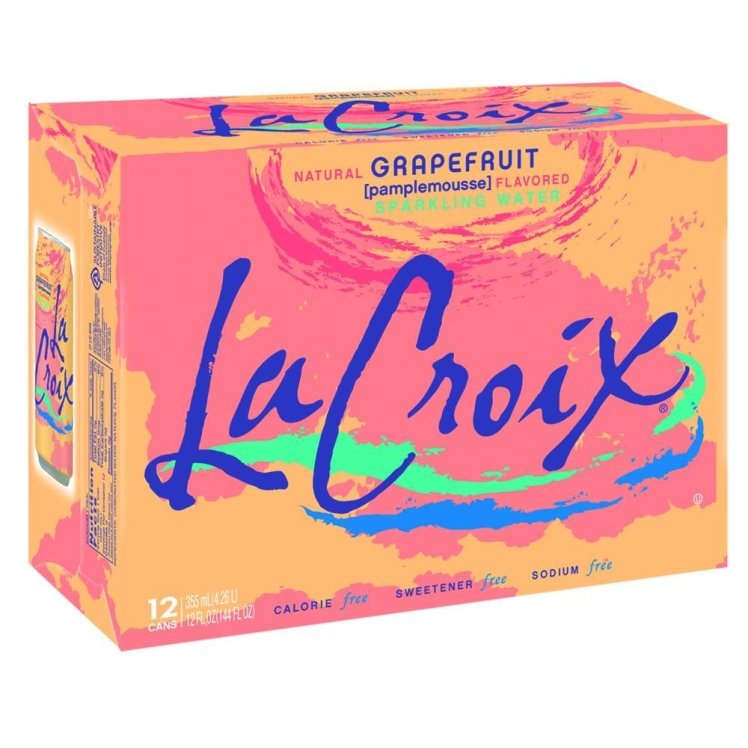LACROIX NATURAL SPARKLING WATER GRAPEFRUIT