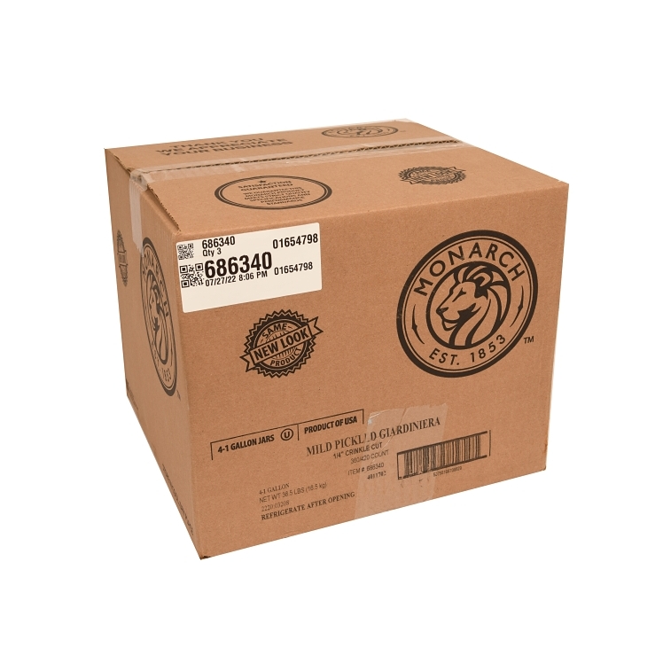 MONARCH GIARDINIERA MILD IN BRINE