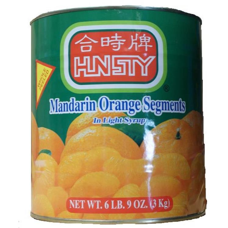HUNSTY MANDARIN WHOLE SEGMENTS IN LIGHT SYRUP CANNED