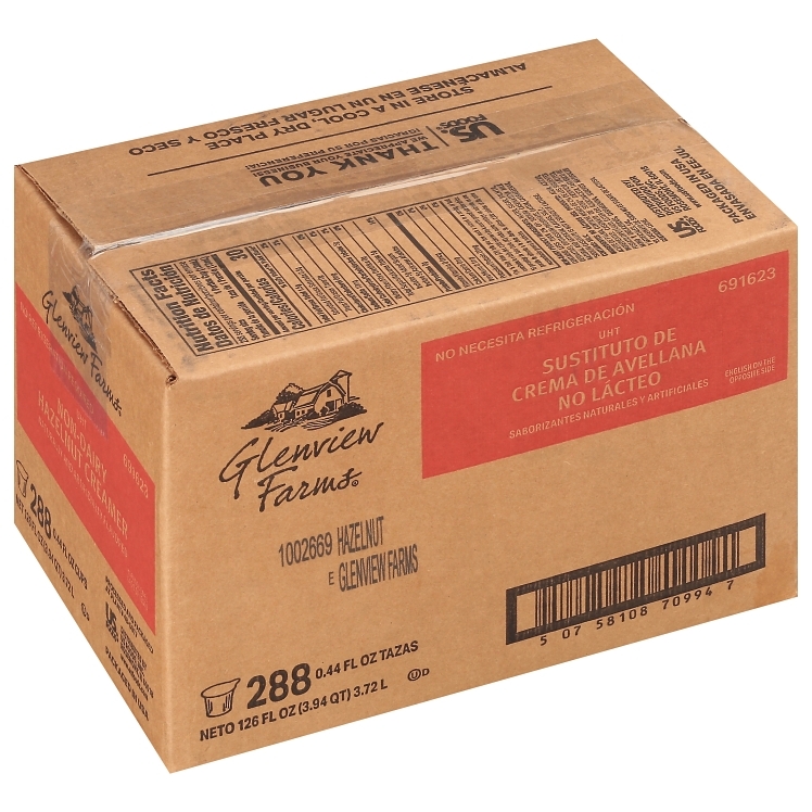 GLENVIEW FARMS HAZELNUT CREAMER SINGLES