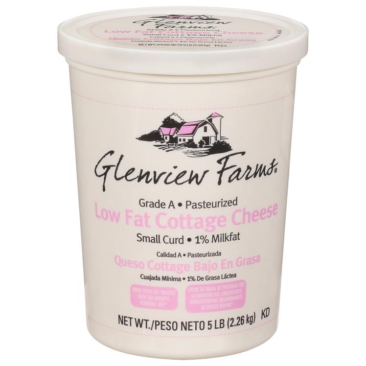 GLENVIEW FARMS CHEESE COTTAGE SMALL CURD 1% MILK