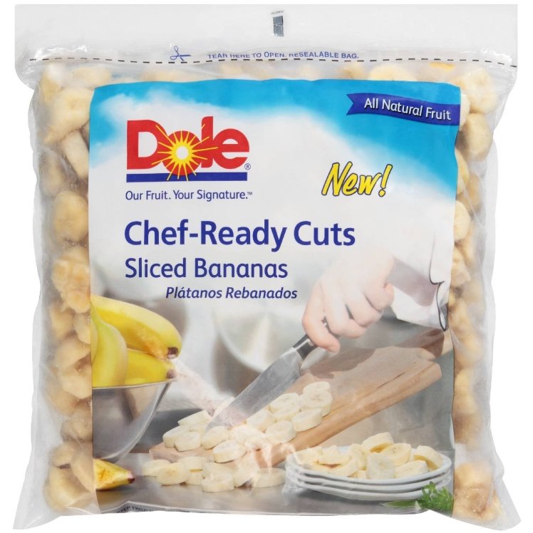 DOLE CHEF-READY CUT SLICED BANANAS
