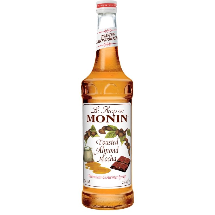 MONIN TOASTED ALMOND MOCHA SYRUP
