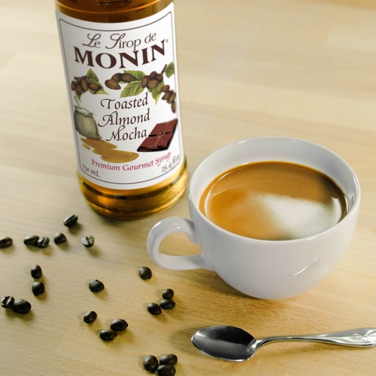 MONIN TOASTED ALMOND MOCHA SYRUP