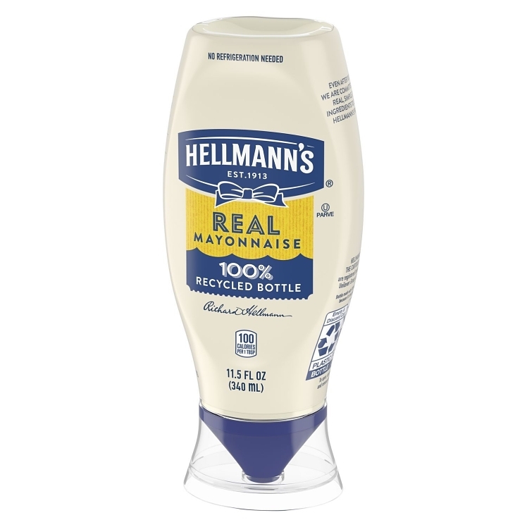 HELLMANNS REAL MAYONNAISE SQUEEZE BOTTLE SHELF