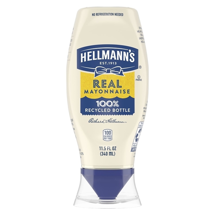 HELLMANNS REAL MAYONNAISE SQUEEZE BOTTLE SHELF