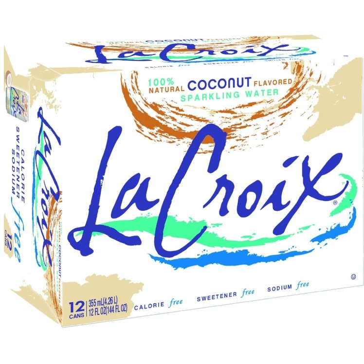 LA CROIX NATURAL SPARKLING WATER COCONUT FLAVOR
