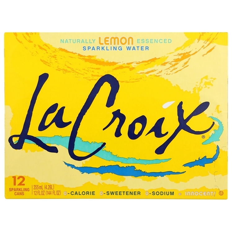 LA CROIX NATURAL SPARKLING WATER LEMON FLAVOR