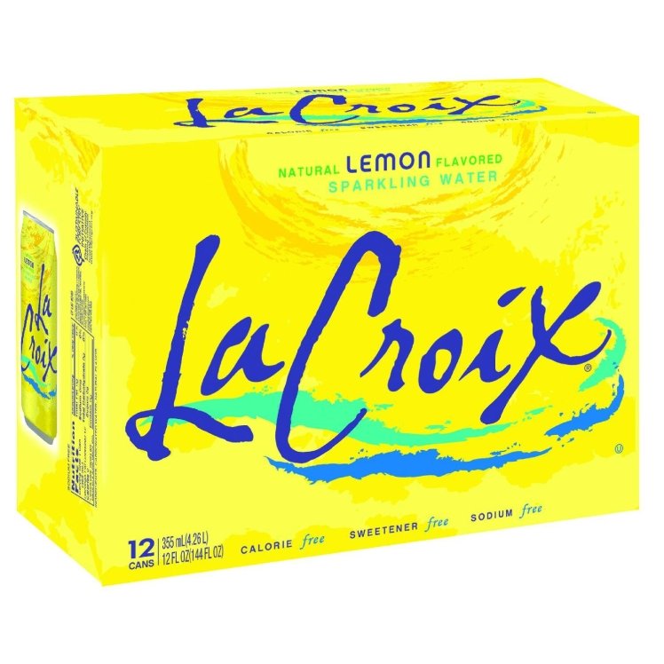 LA CROIX NATURAL SPARKLING WATER LEMON FLAVOR