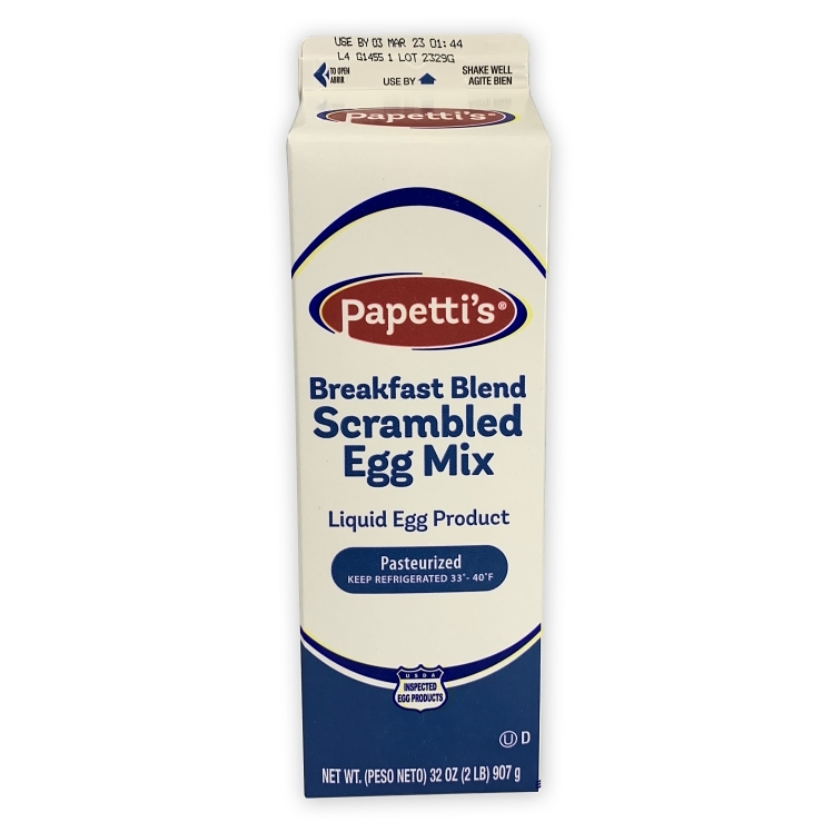 PAPETTI'S LIQUID EGG MIX WITH WATER