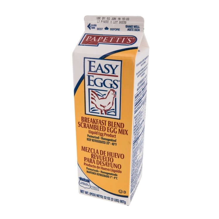 PAPETTI'S LIQUID EGG MIX WITH WATER