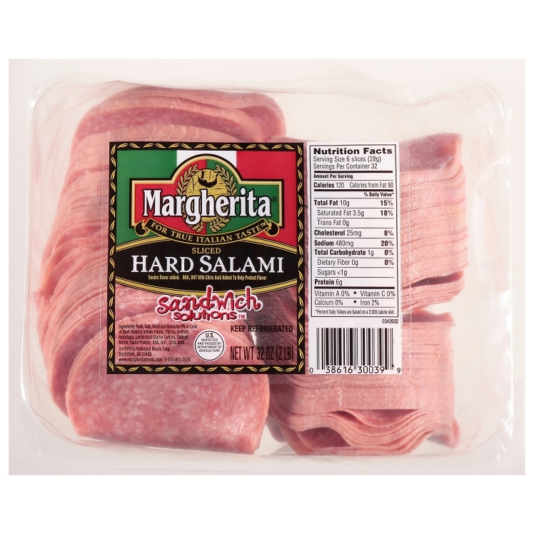 MARGHERITA HARD SALAMI SLICED