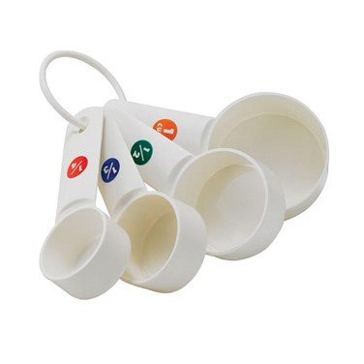 Winco Measuring Cup Set 4 Plastic White