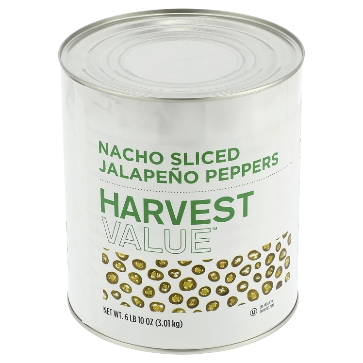 HARVEST VALUE SLICED HOT JALAPENO PEPPER IN BRINE
