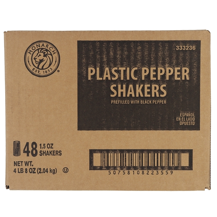 MONARCH SPICE GROUND SHAKER BLACK PEPPER