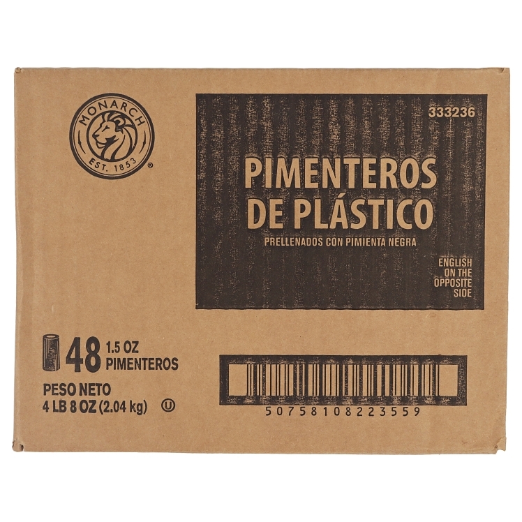 MONARCH SPICE GROUND SHAKER BLACK PEPPER