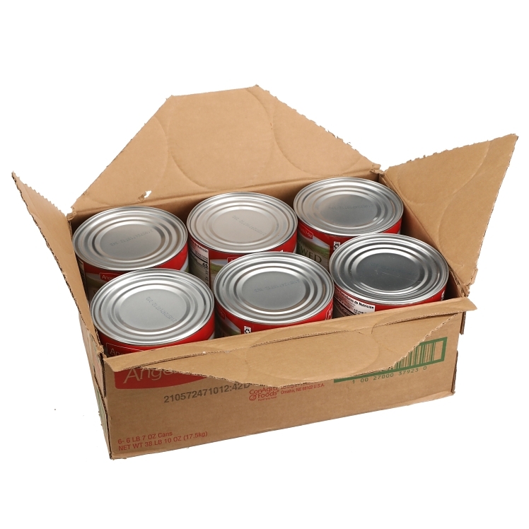 ANGELA MIA TOMATO, SLICED STEWED PEELED CANNED