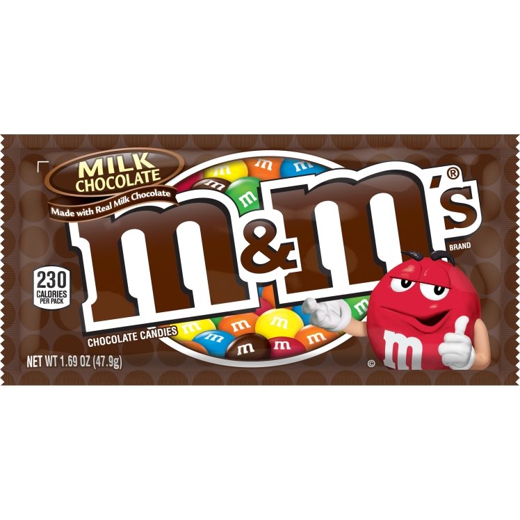 M&M'S PLAIN CANDY MILK CHIP