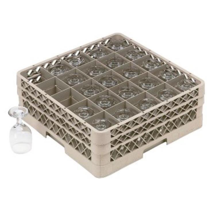 RACK, GLS PLST 25 CMPT 2 XTDR