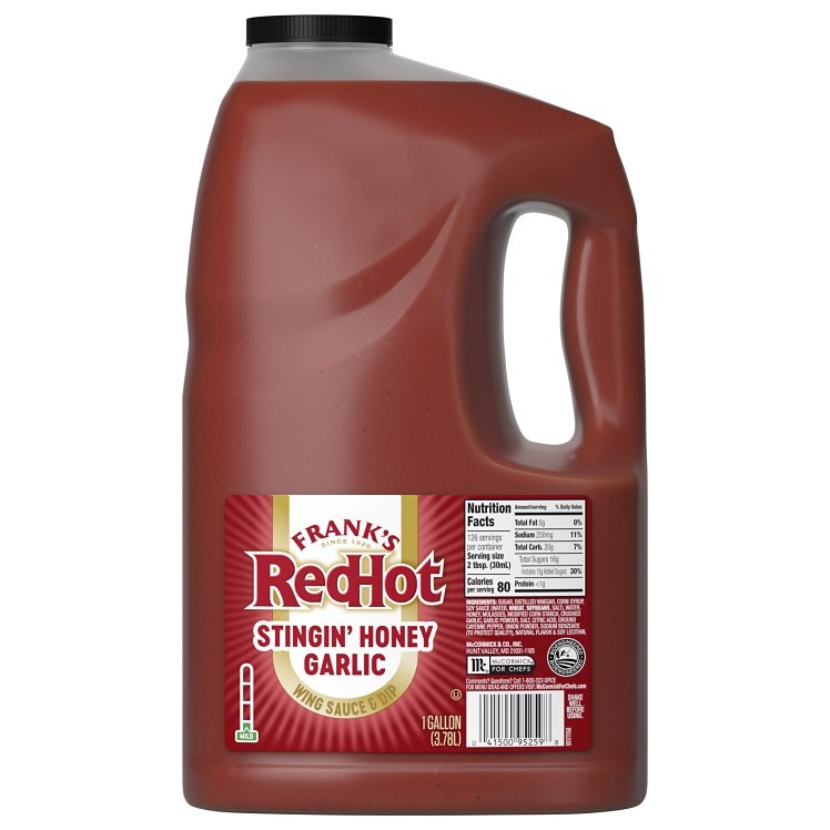 FRANK'S RED HOT STINGIN' HONEY GARLIC SAUCE