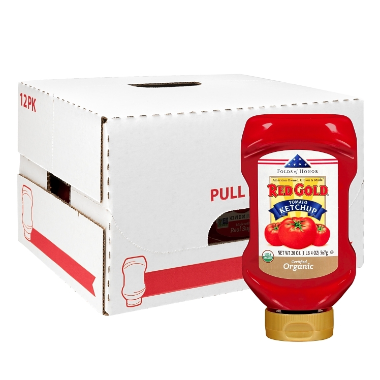 RED GOLD ORGANIC KETCHUP SQUEEZE BOTTLE