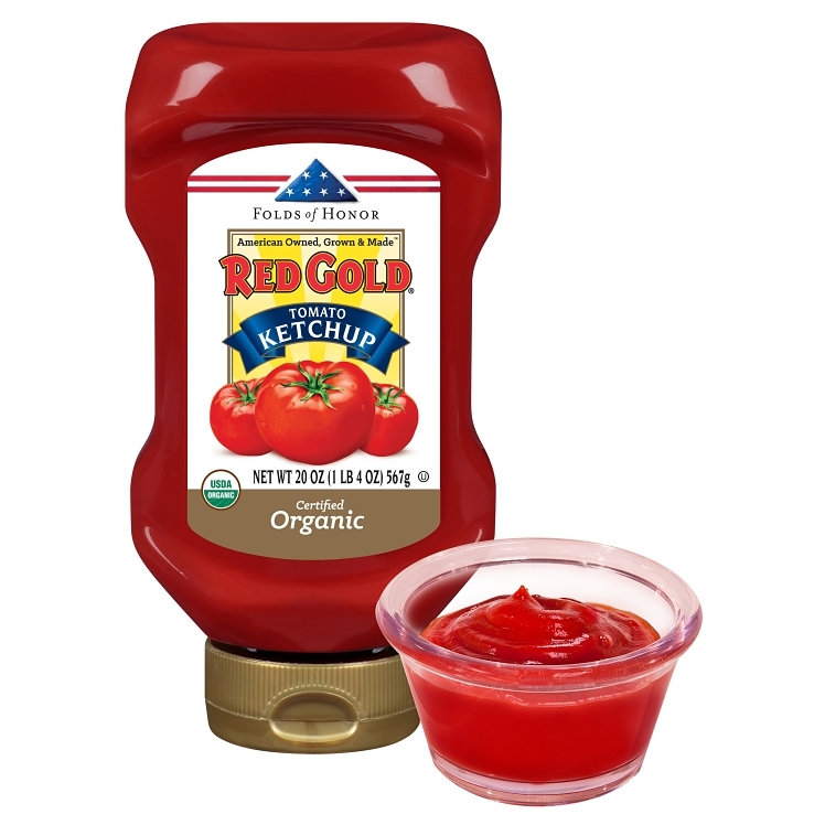 RED GOLD ORGANIC KETCHUP SQUEEZE BOTTLE