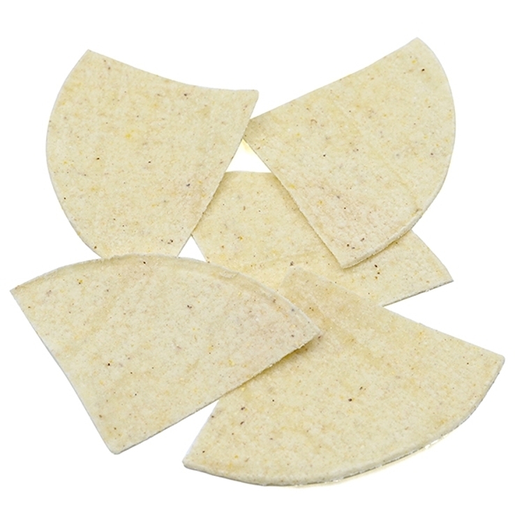 LA BANDERITA RAW WHITE TORTILLA CHIPS 4 CUT