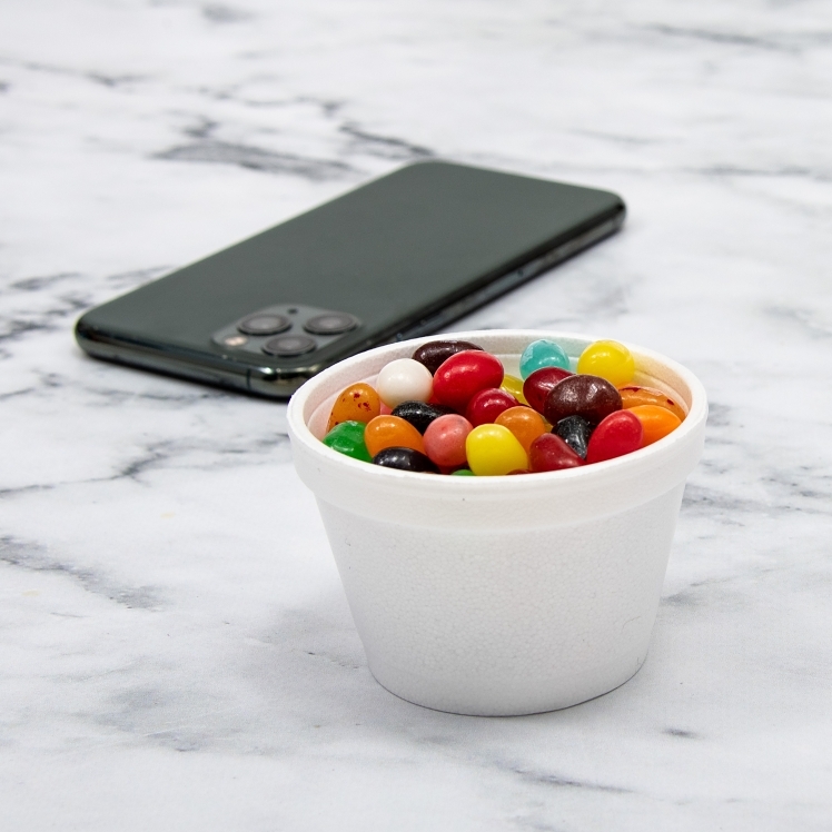DART DART SQUAT FOAM FOOD CONTAINER 4 OZ
