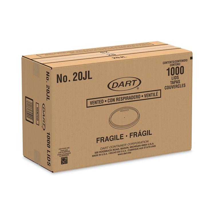 DART VENTED TRANSLUCENT LIDS