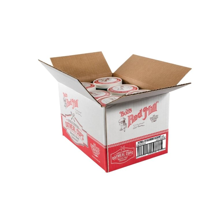 BOB'S RED MILL GLUTEN FREE OATMEAL CUP BLUE/HAZELNUT