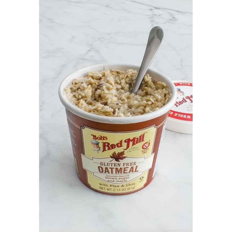 BOB'S RED MILL NATURAL FOODS GLUTEN FREE OATMEAL CUP MAPLE/BROWN SUGAR
