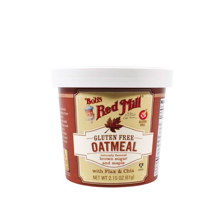 BOB'S RED MILL NATURAL FOODS GLUTEN FREE OATMEAL CUP MAPLE/BROWN SUGAR