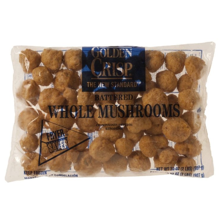 GOLDEN CRISP BATTERED WHOLE MUSHROOMS