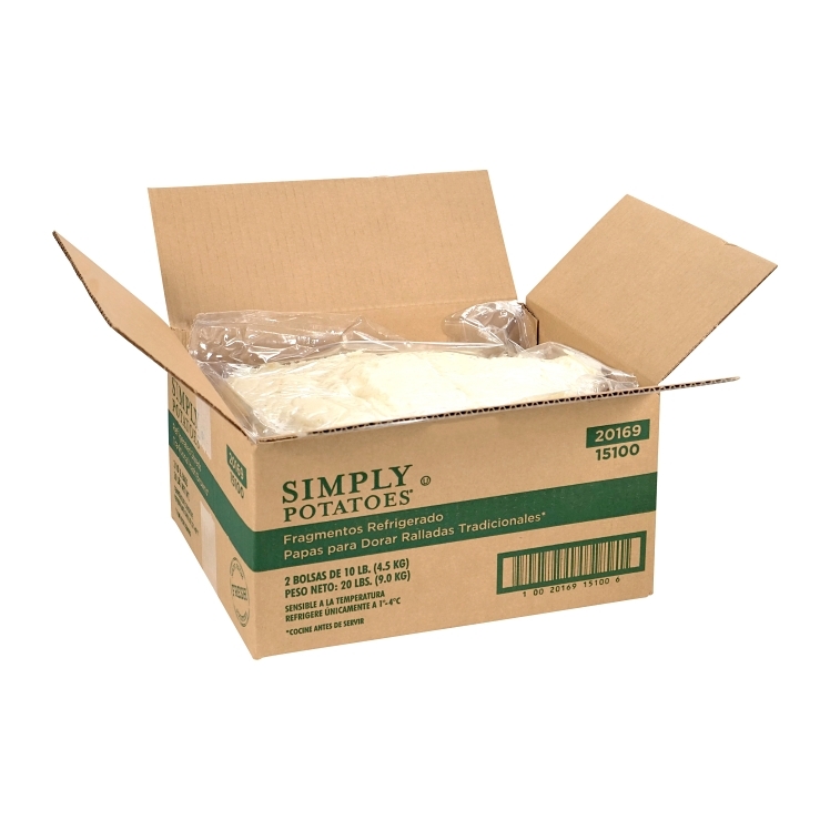 SIMPLY POTATO SHREDDED HASH BROWNS