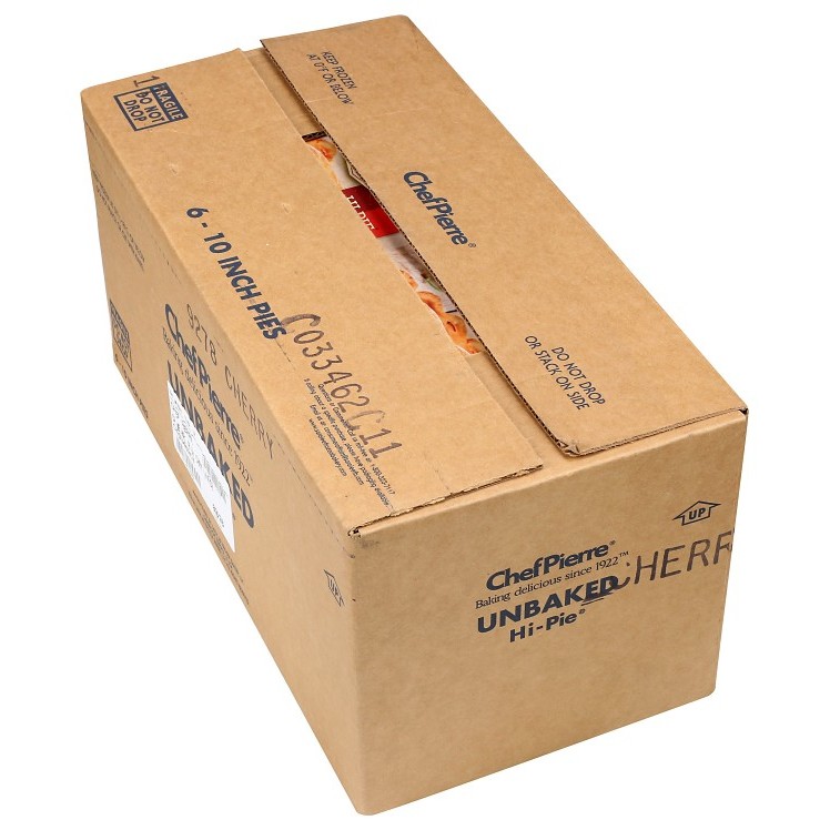 CHEF PIERRE CHERRY DEEP DISH HI PIE 10 INCHES RAW UNSLICED