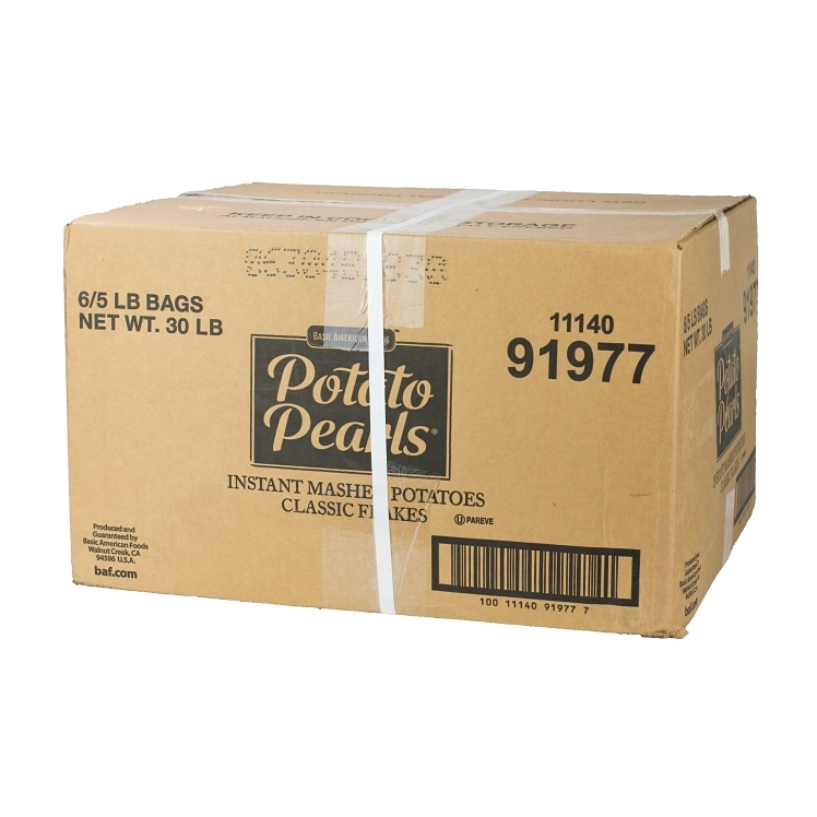 BASIC AMERICAN FOODS LOW SODIUM DEHYDRATED MASHED POTATO FLAKES