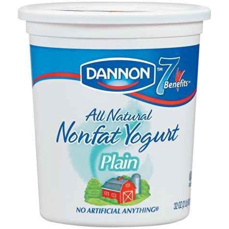 DANNON PLAIN YOGURT FAT FREE