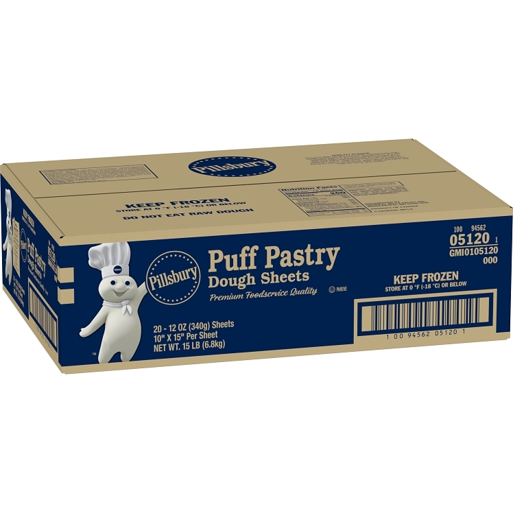 DOUGH, PUF PSTY 10X15 SHT FZN
