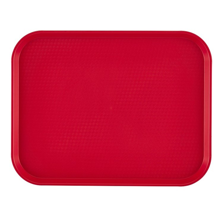 CAMBRO FAST FOOD TRAY RED 14 INCH X 18 INCH