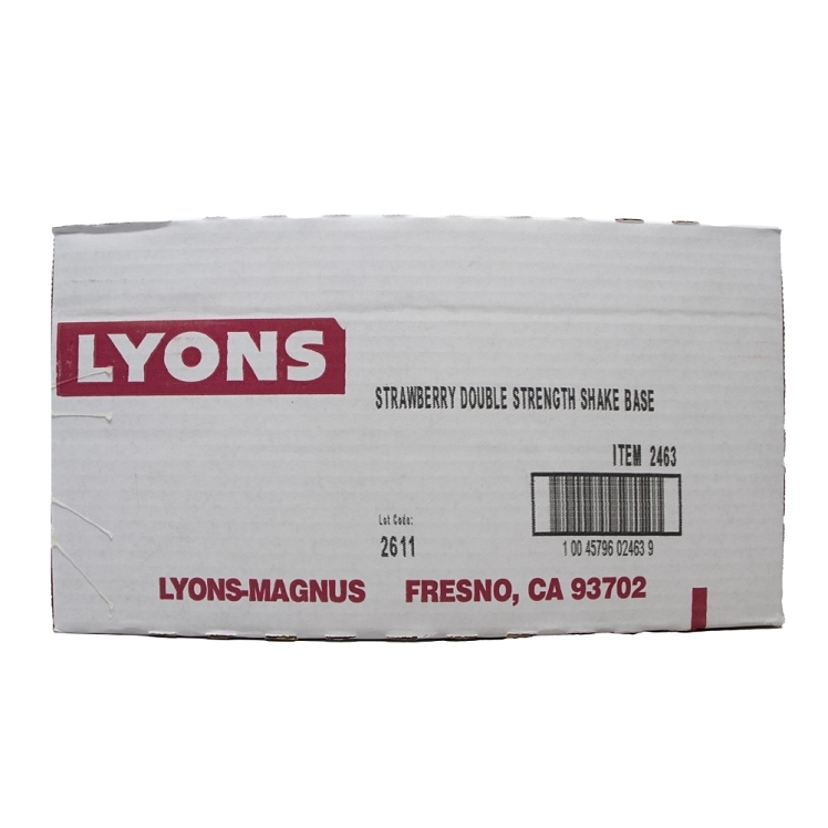 LYONS MAGNUS LYONS DOUBLE STRENGTH SHAKE BASE STRAWBERRY