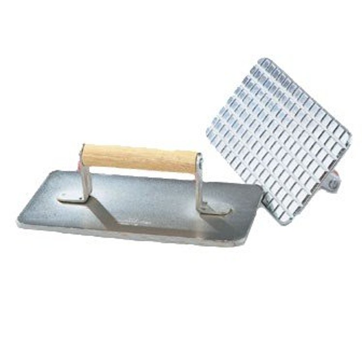 VOLLRATH WEIGHT, STEAK 9X4.5 INCH CHROME PLATED WITH
