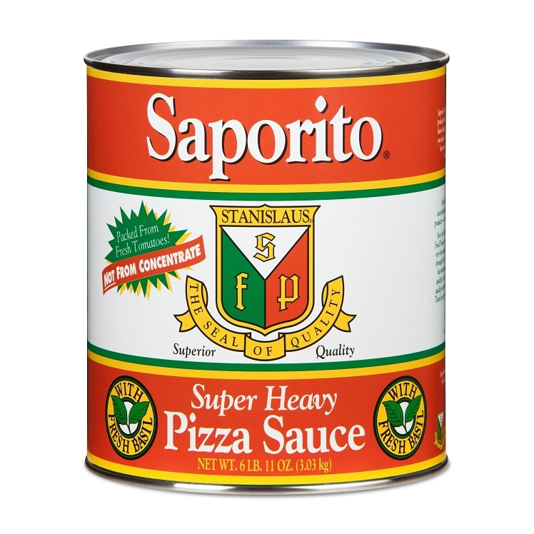 SAPORITO PIZZA SAUCE TOMATO WITH BASIL SAVORY
