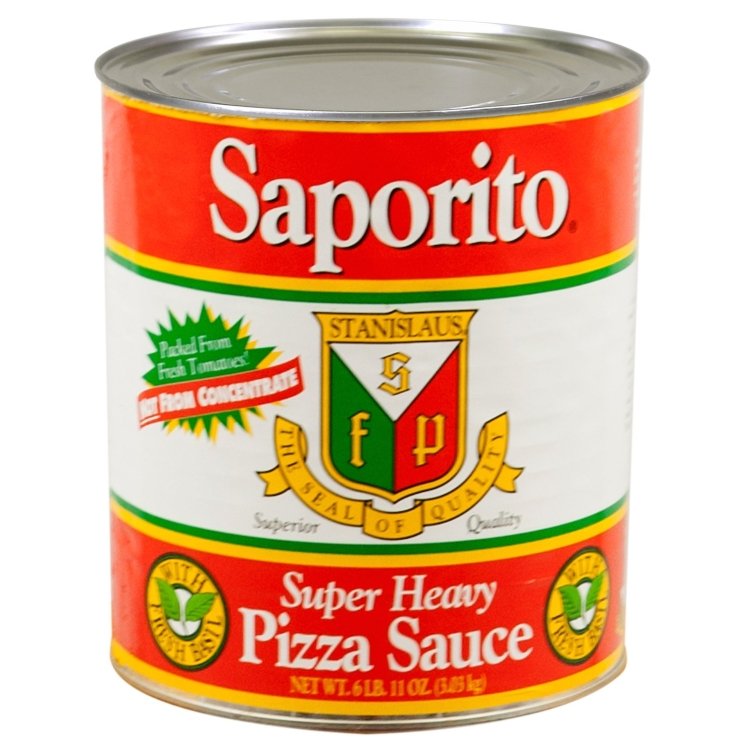 SAPORITO PIZZA SAUCE TOMATO WITH BASIL SAVORY